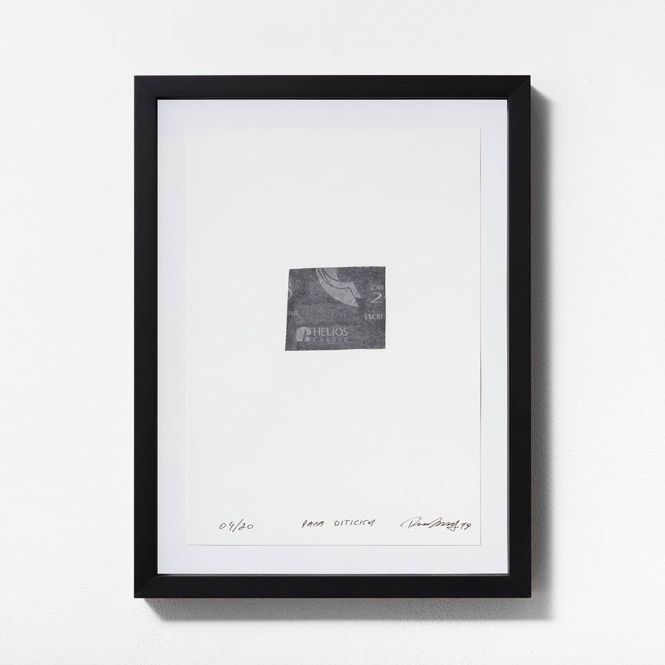 Paulo Bruscky, Helios - homenagem a Hélio Oiticica