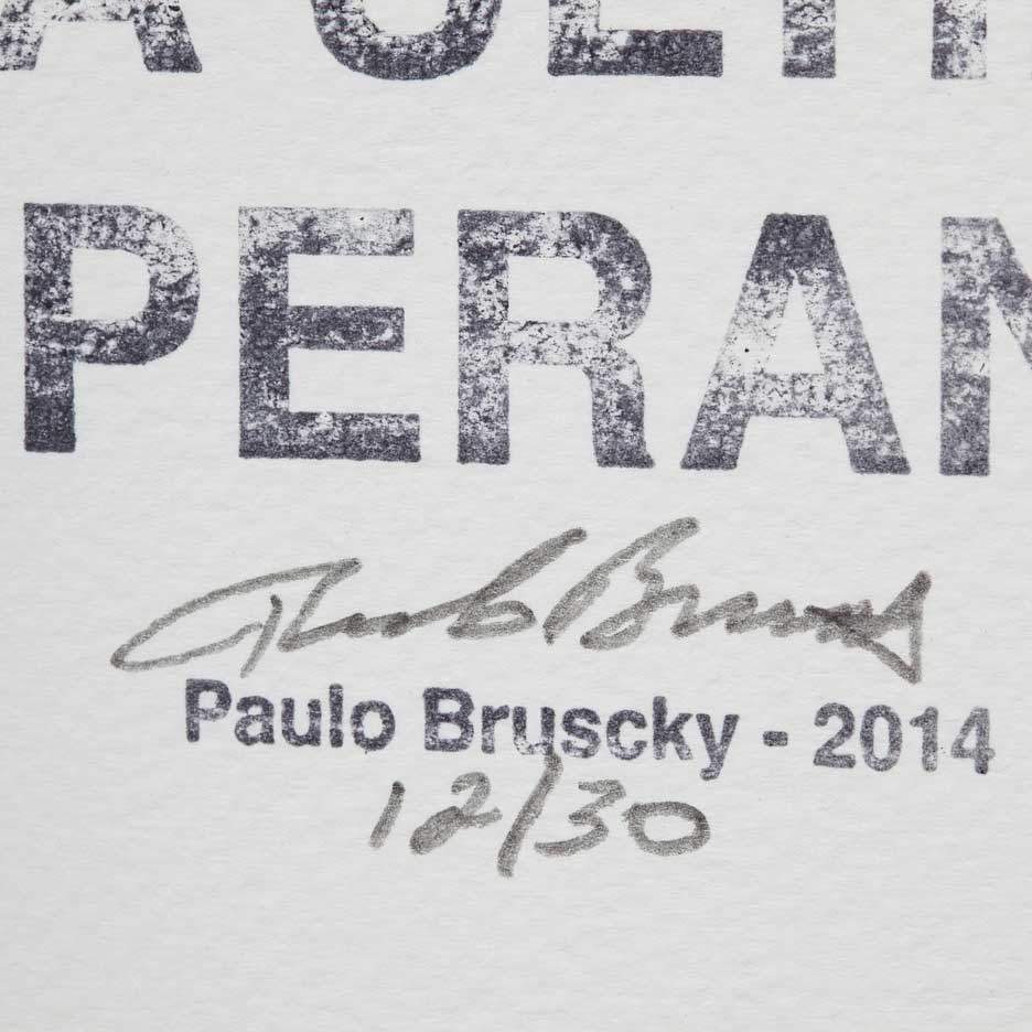 A arte ainda é a última esperança, Paulo Bruscky