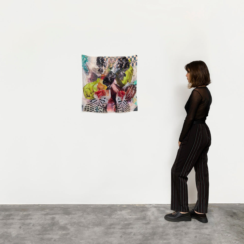 Alinhavado Verde - Carbono Galeria