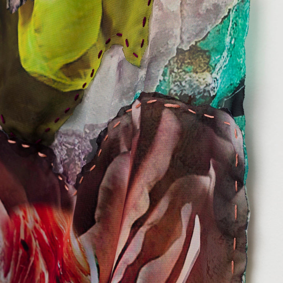 Alinhavado Verde - Carbono Galeria