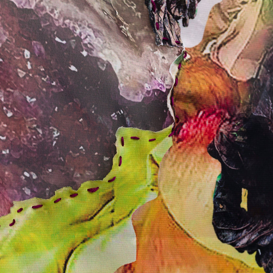 Alinhavado Verde - Carbono Galeria