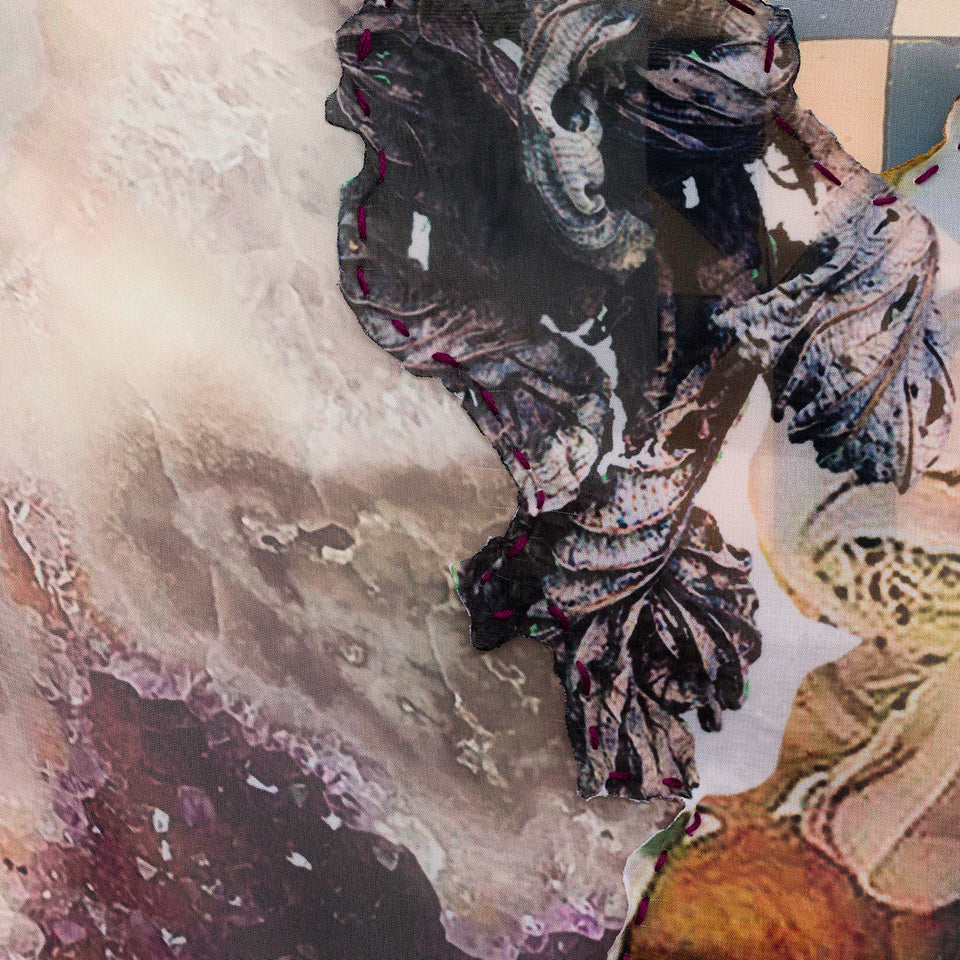 Alinhavado Verde - Carbono Galeria