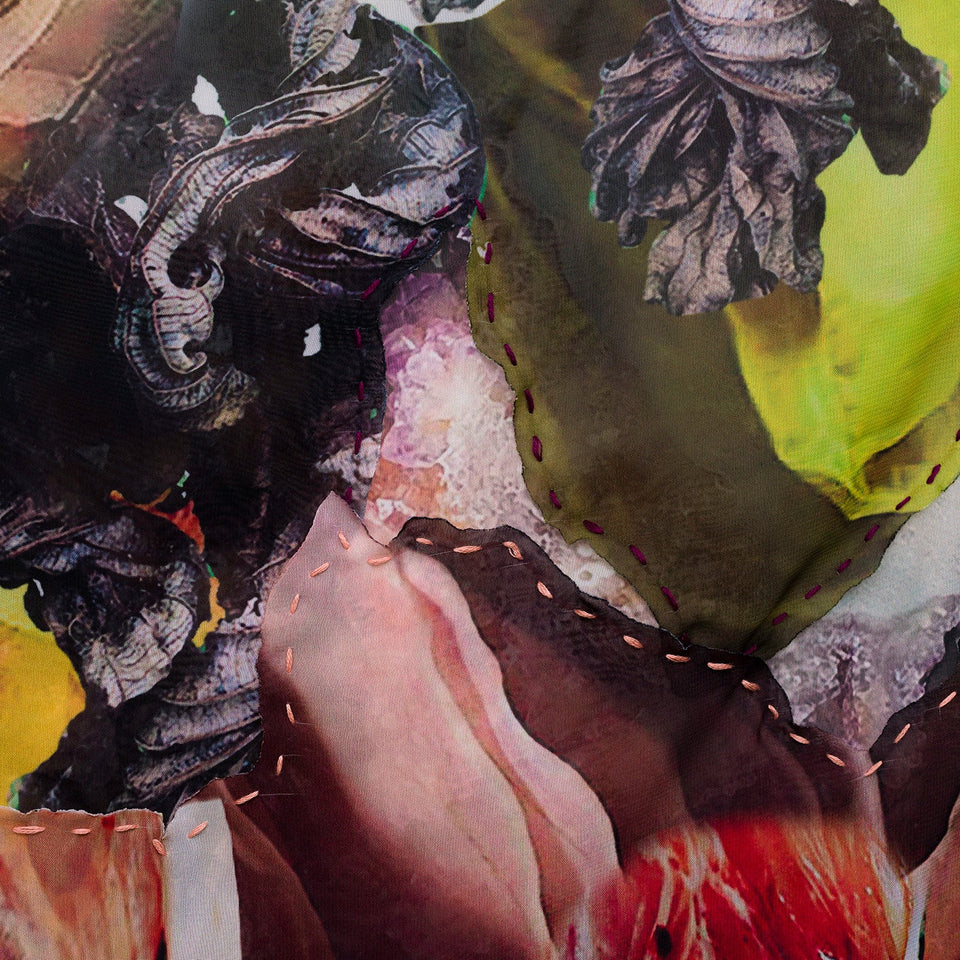 Alinhavado Verde - Carbono Galeria