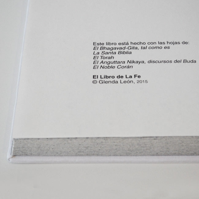 El Libro de la Fe - Carbono Galeria
