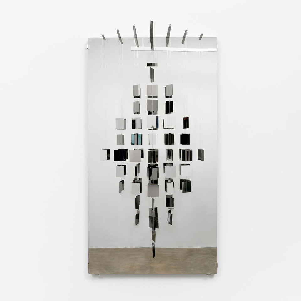 Losange Virtuel sur font MIRROIR - Carbono Galeria