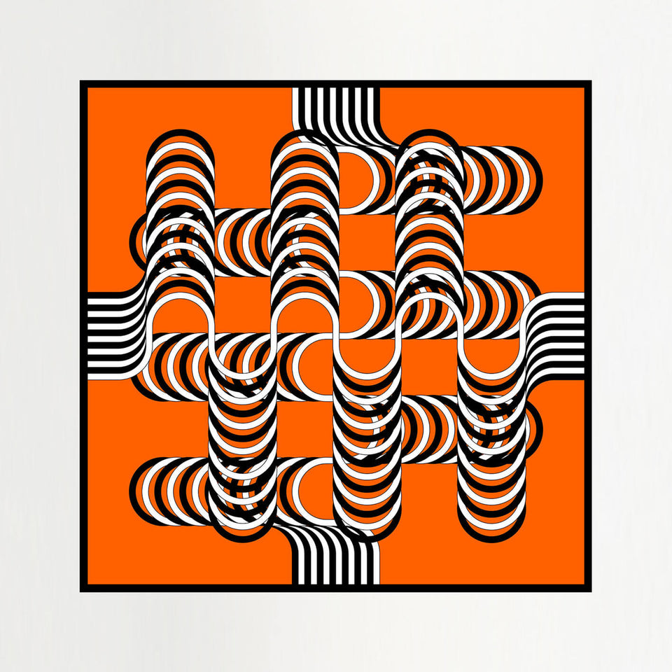 Larga marcha, 4 bifurcaciones - Julio Le Parc