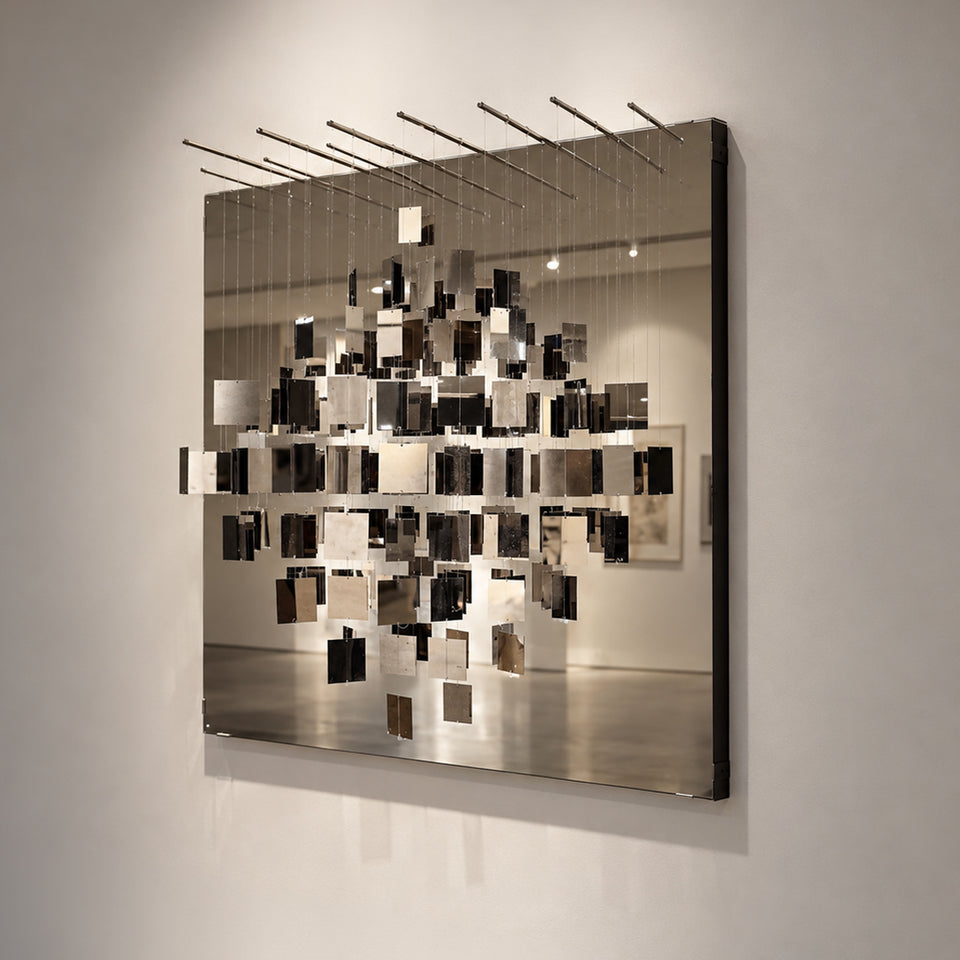 Polyedre Virtuel sur font MIRROIR