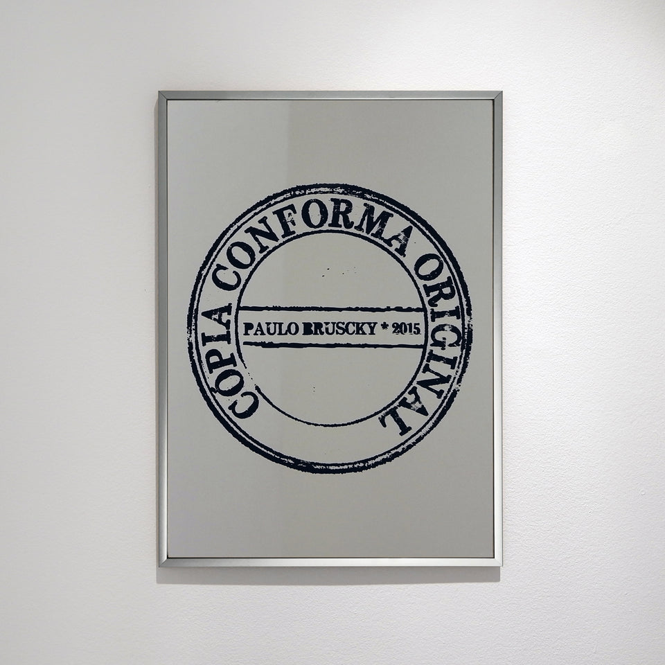 Paulo Bruscky, Cópia Conforme Original