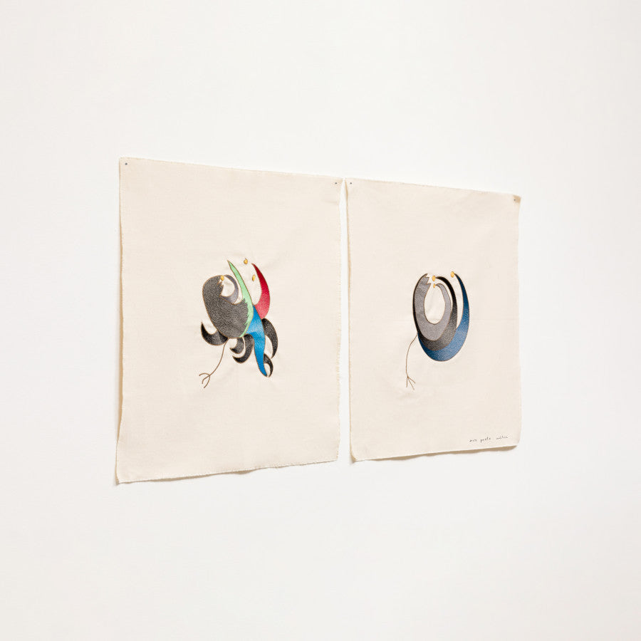 Ave Preta Mística (díptico)